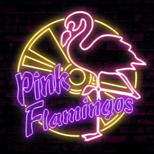 Neon-Flamingos